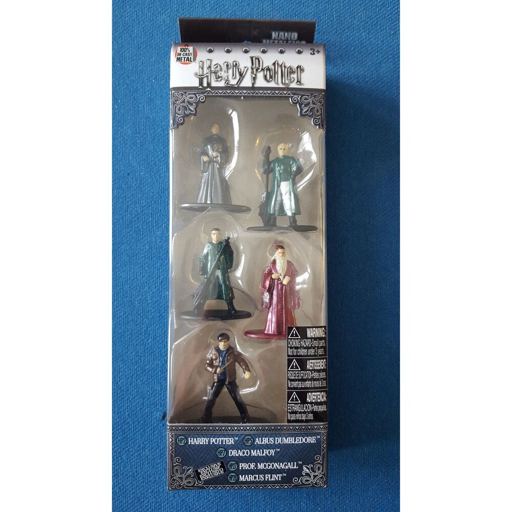 Nano Metalfigs Harry Potter Jada Toys 5 Pack B Prof. McGonagall Marcus Flint